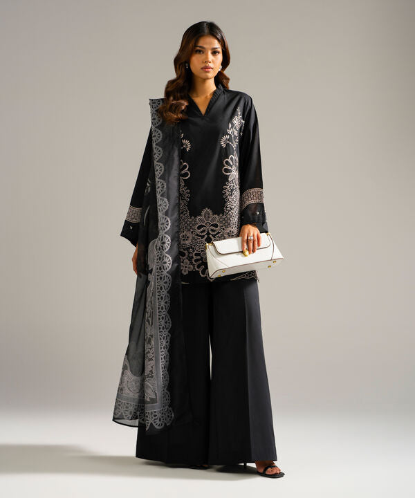 Printed Silk Dupatta