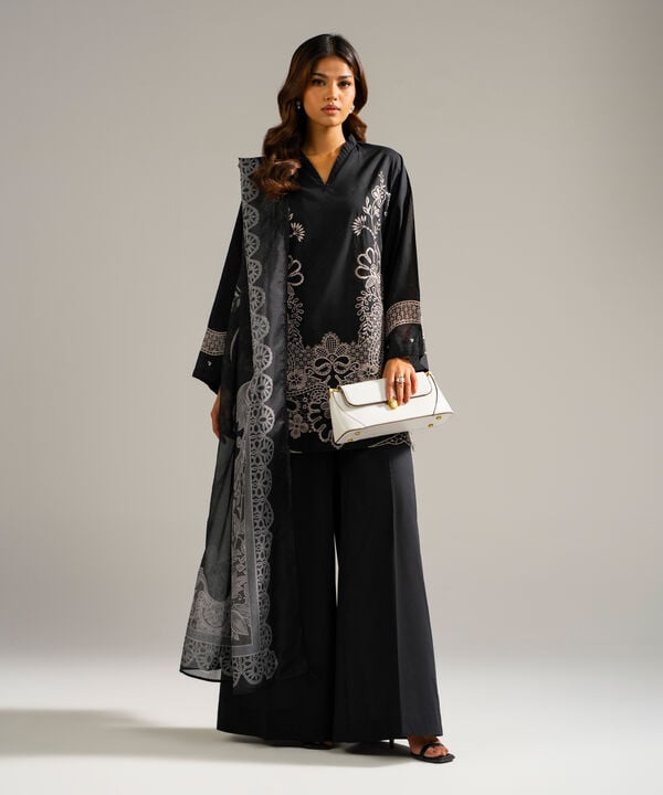 Printed Silk Dupatta
