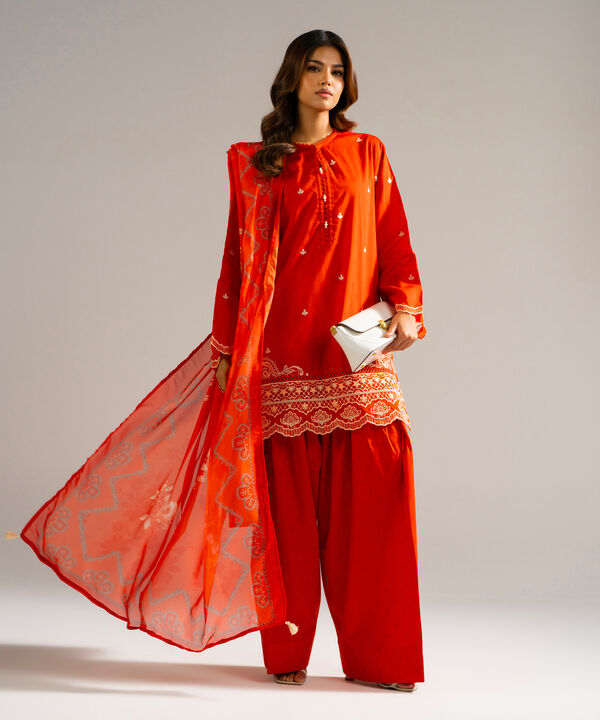 Printed Silk Dupatta