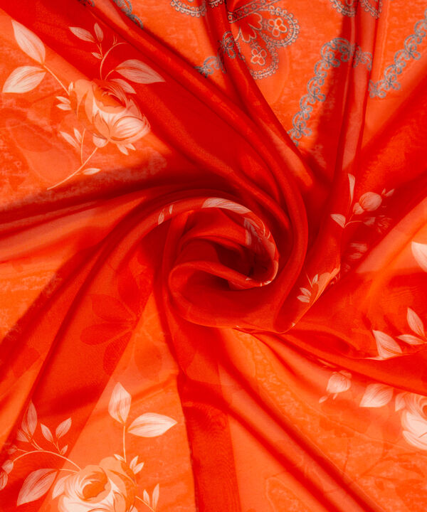 Printed Silk Dupatta