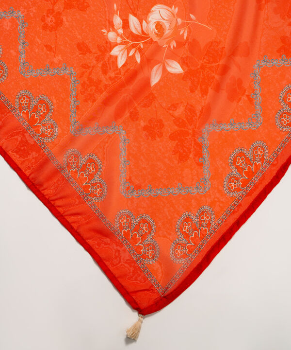 Printed Silk Dupatta