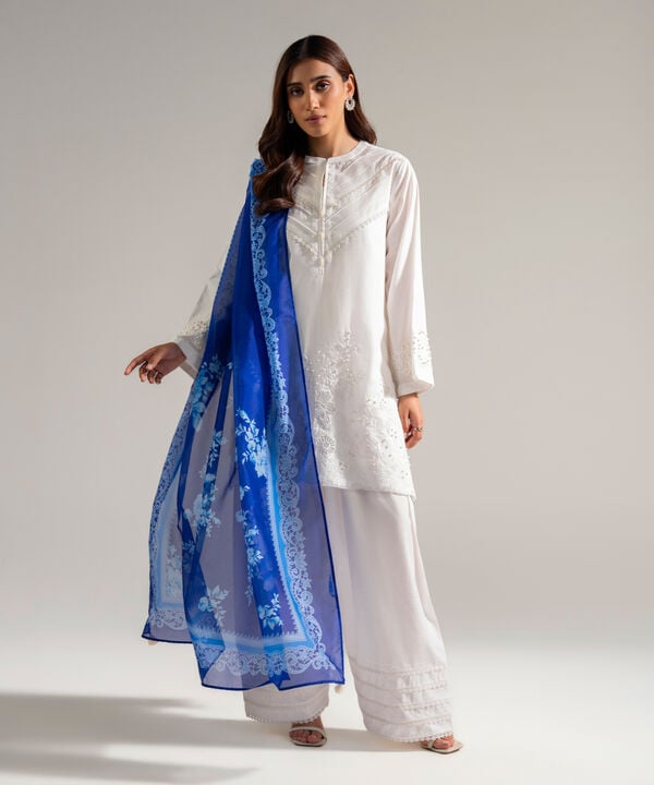 Printed Silk Dupatta