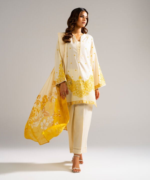 Printed Silk Dupatta