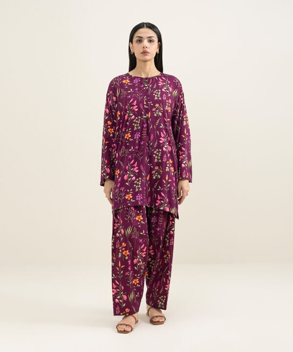 2 Piece - Printed Lawn Suit