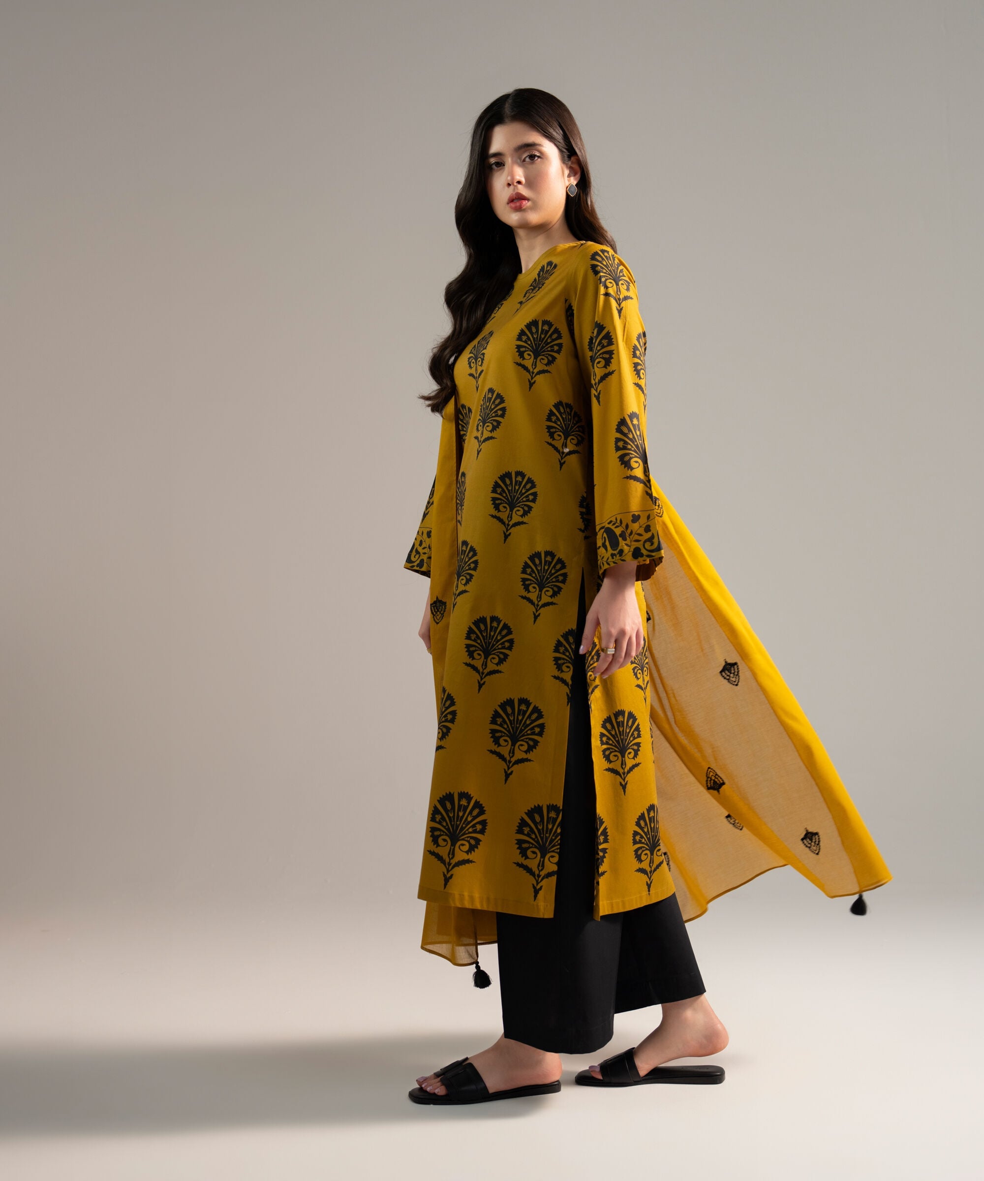 3 Piece - Printed Pima Cotton Suit