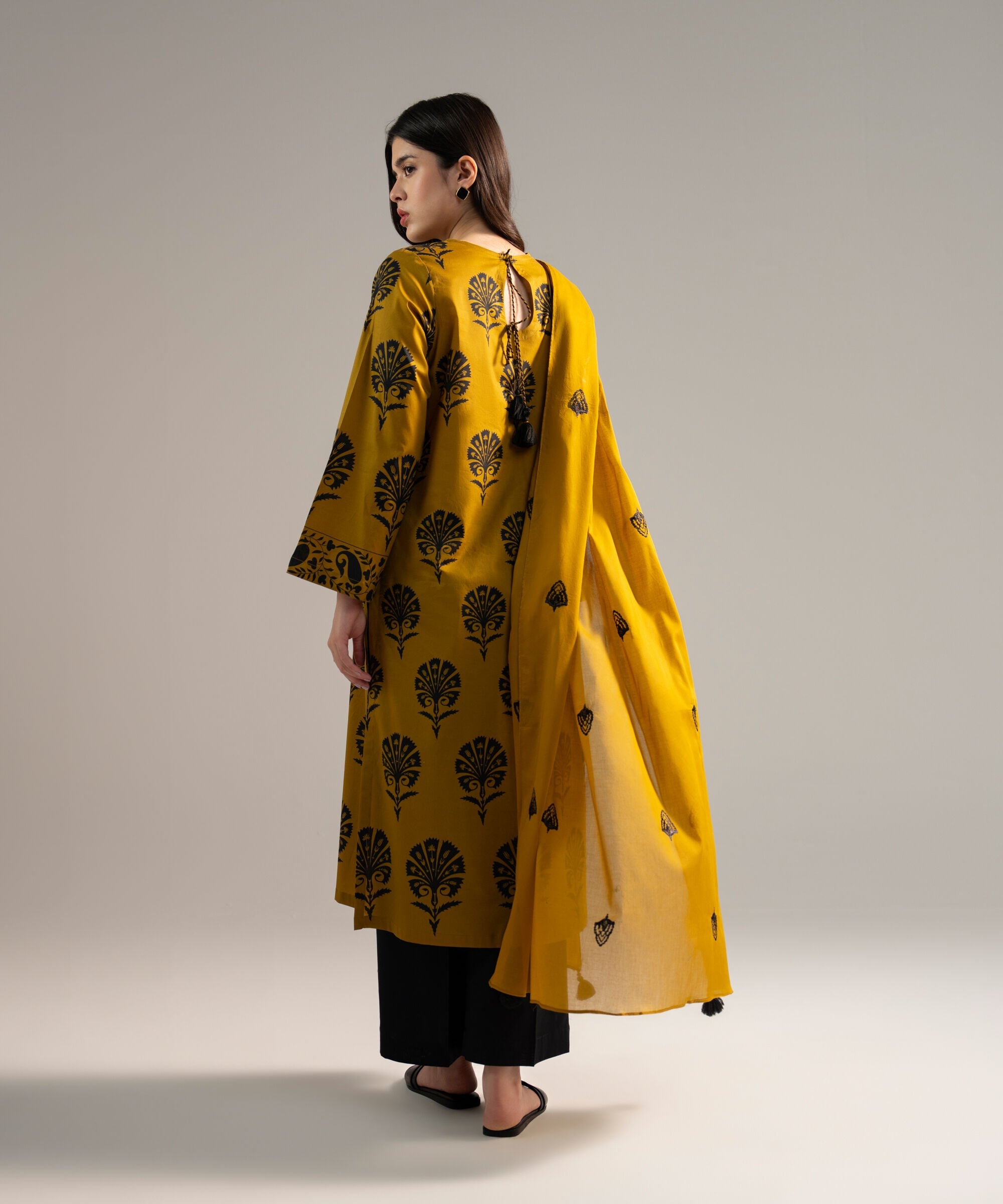 3 Piece - Printed Pima Cotton Suit