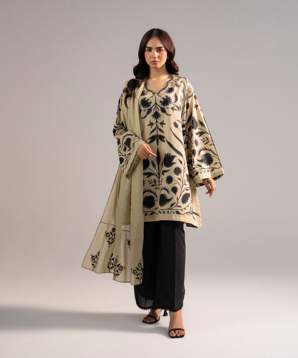 3 Piece - Printed Lawn Suit
