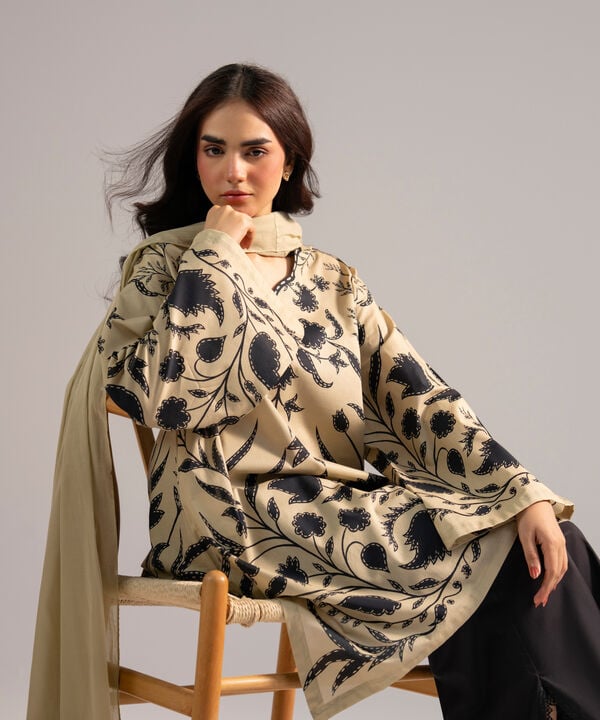3 Piece - Printed Lawn Suit
