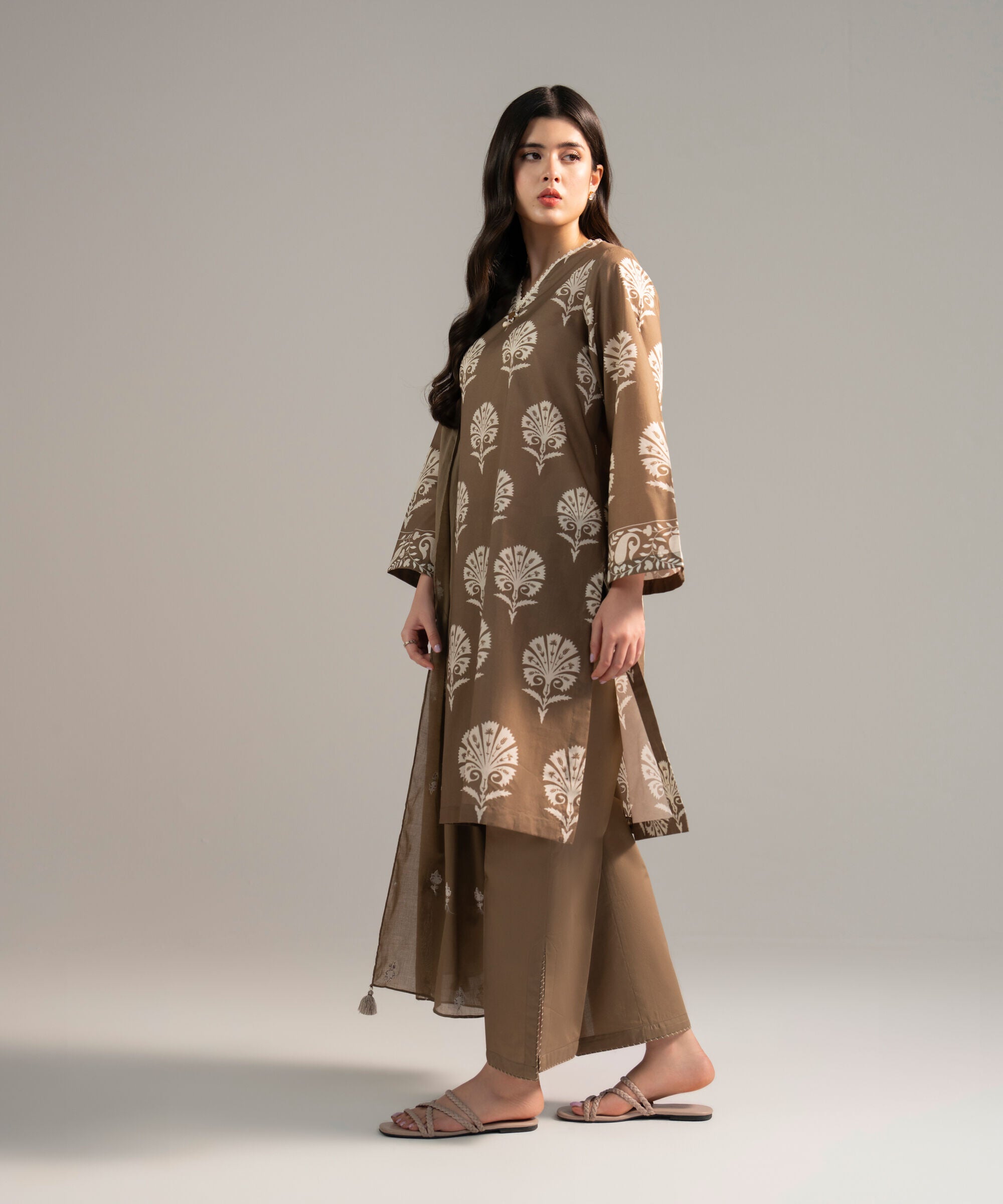 3 Piece - Printed Lawn Suit
