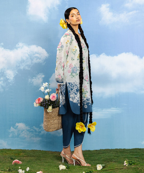 2 Piece - Printed Lawn Suit