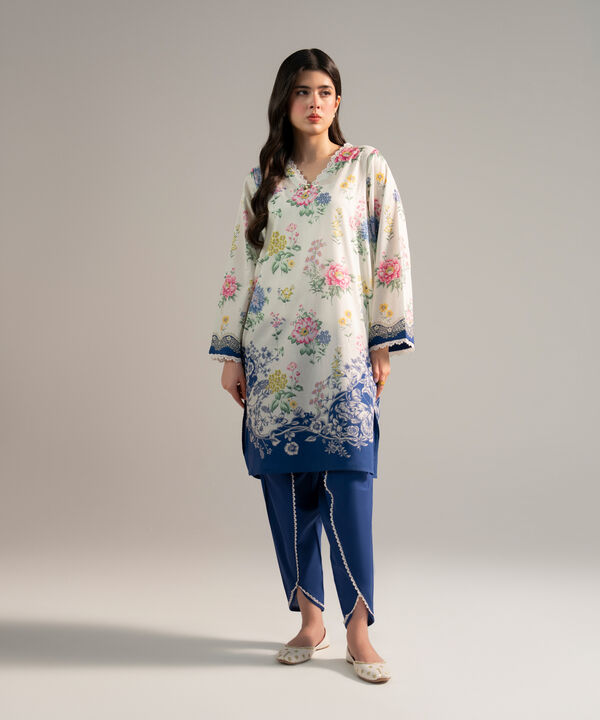 2 Piece - Printed Lawn Suit