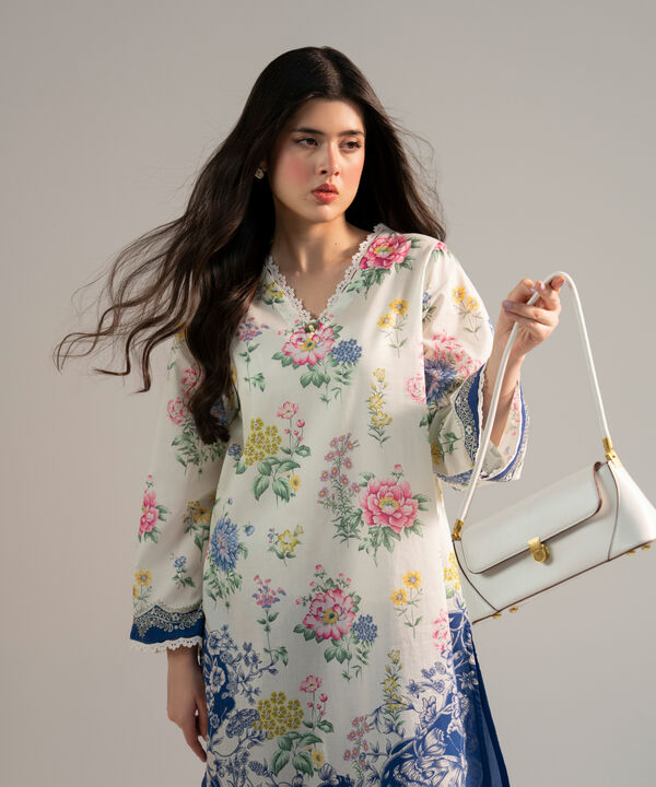 2 Piece - Printed Lawn Suit