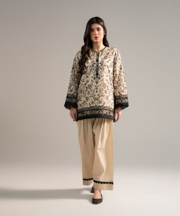 2 Piece - Printed Lawn Suit