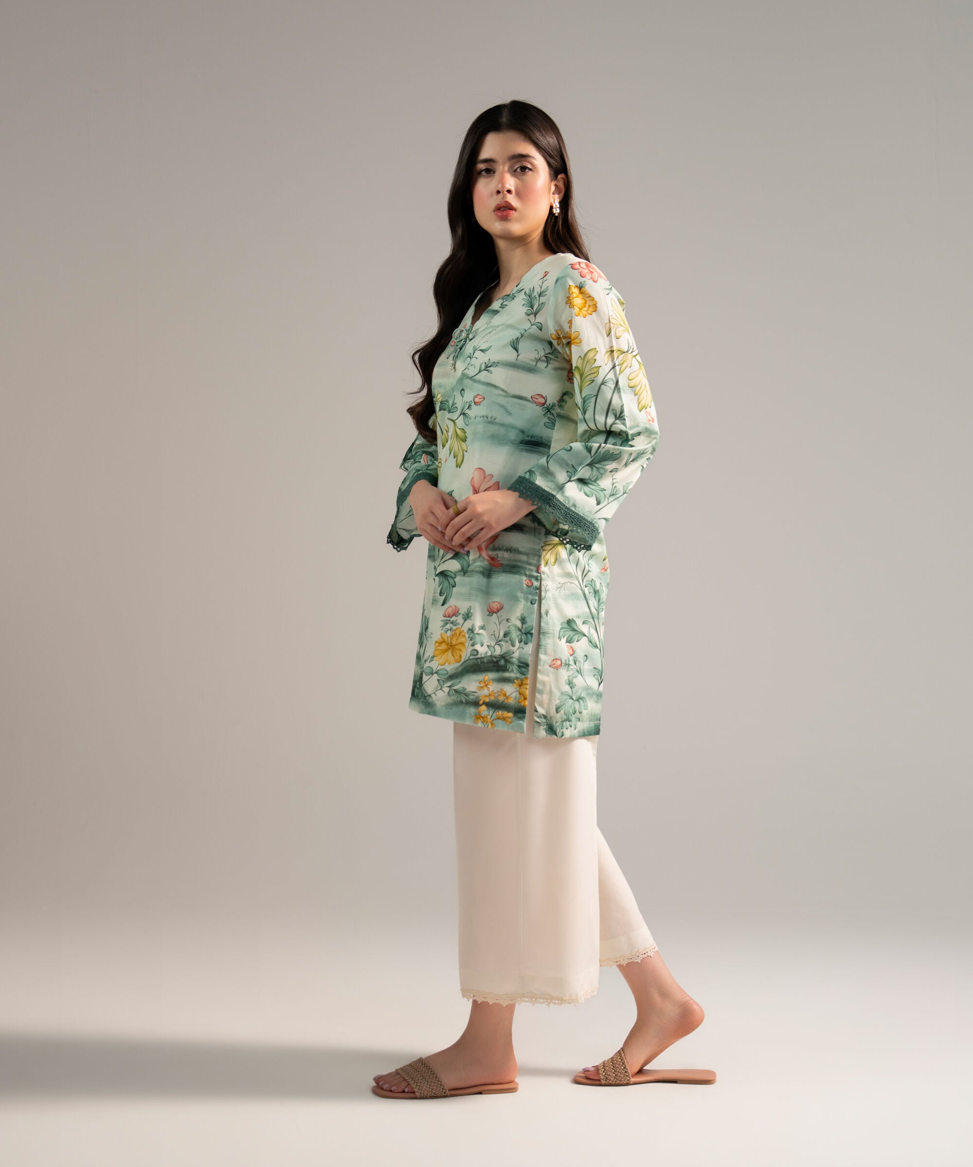 2 Piece - Printed Lawn Suit