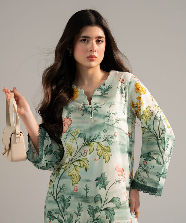 2 Piece - Printed Lawn Suit