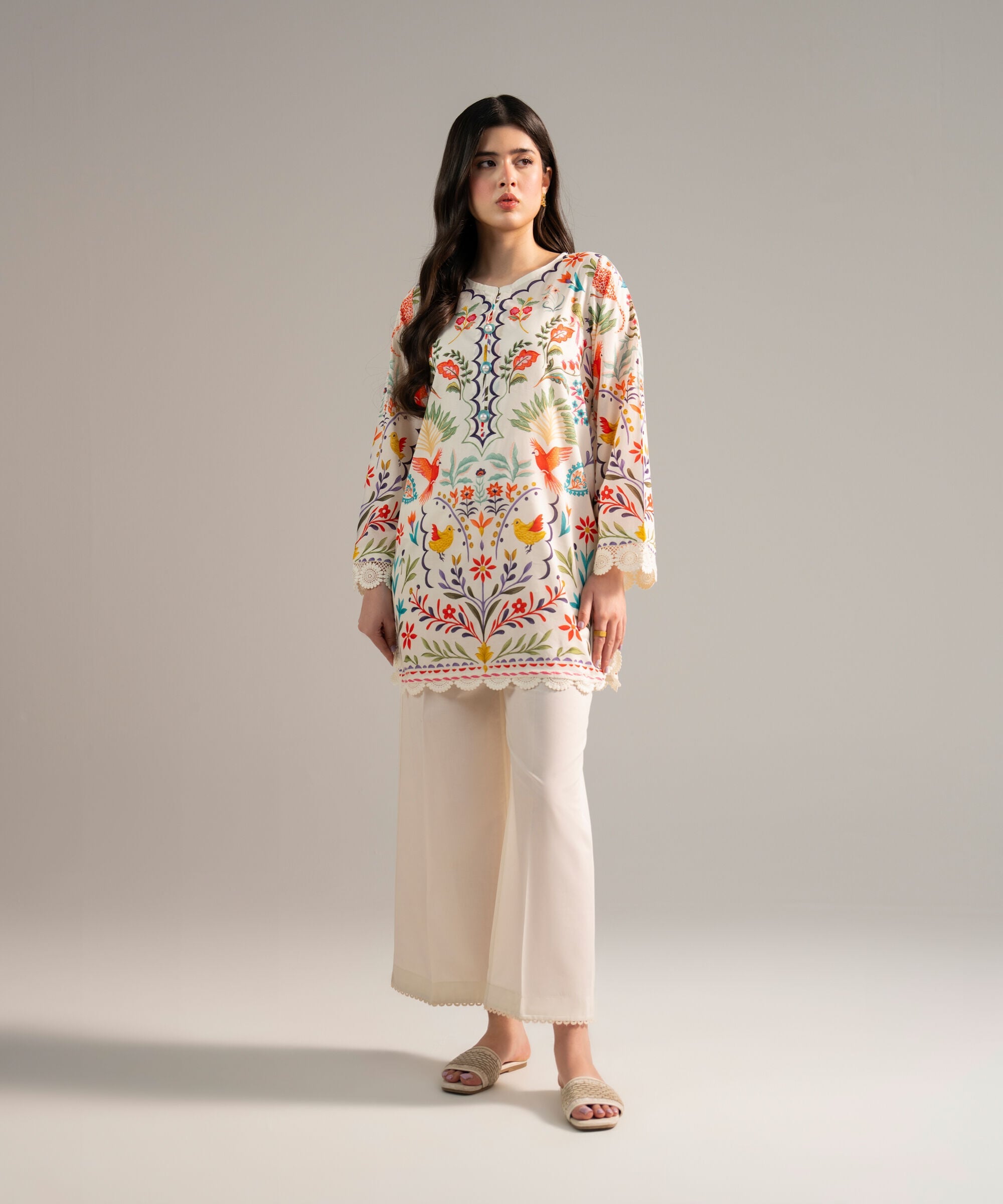 2 Piece - Printed Lawn Suit