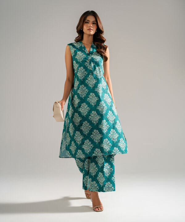 2 Piece - Printed Lawn Suit