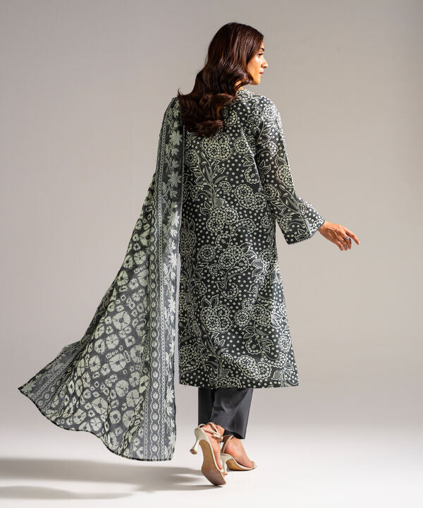 3 Piece - Printed Lawn Suit