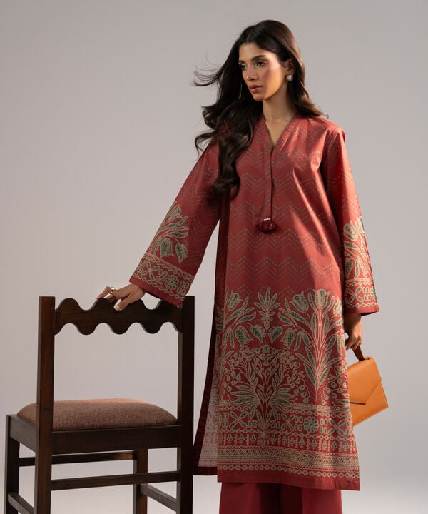 2 Piece - Printed Lawn Suit