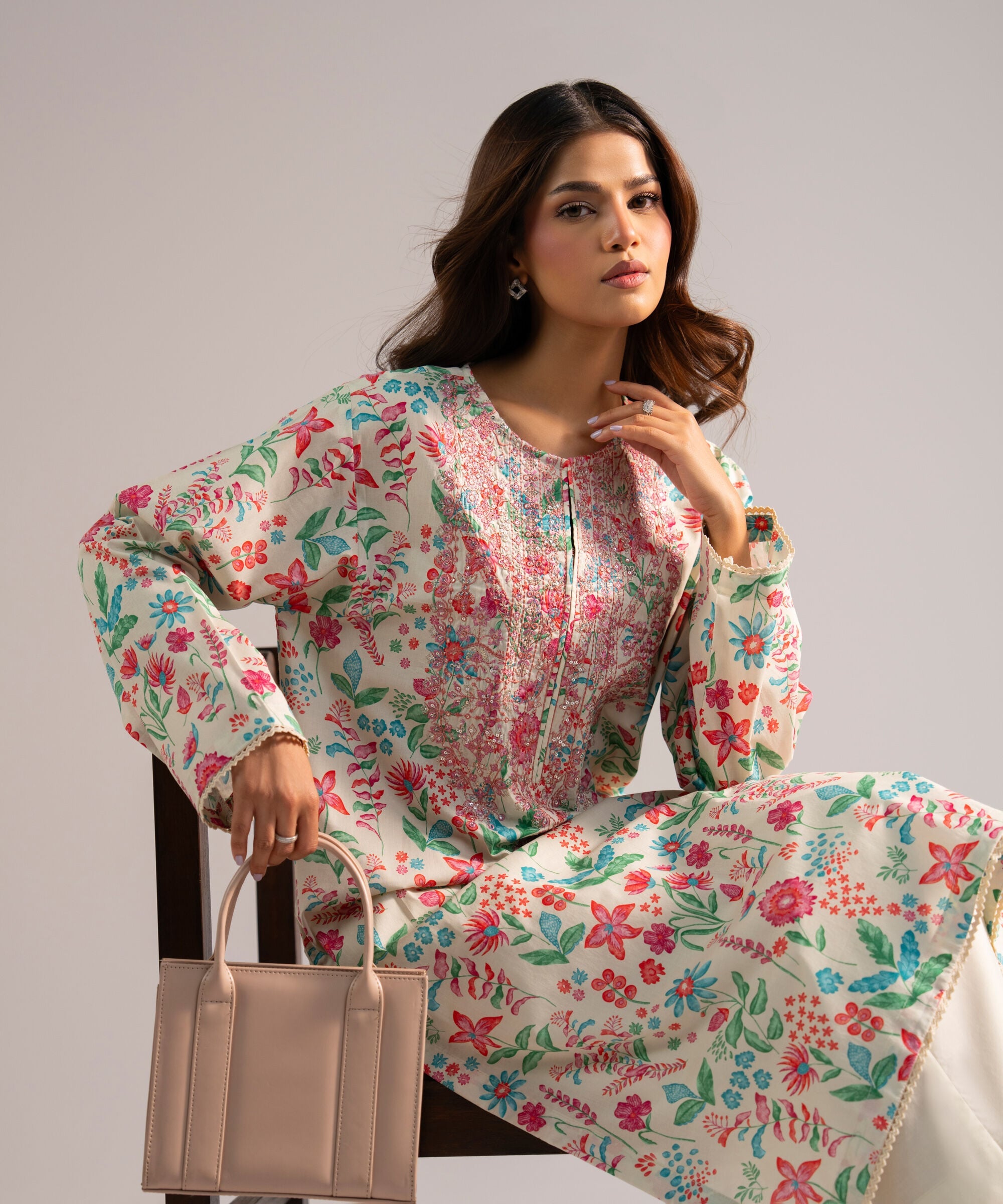 2 Piece - Embroidered Lawn Suit