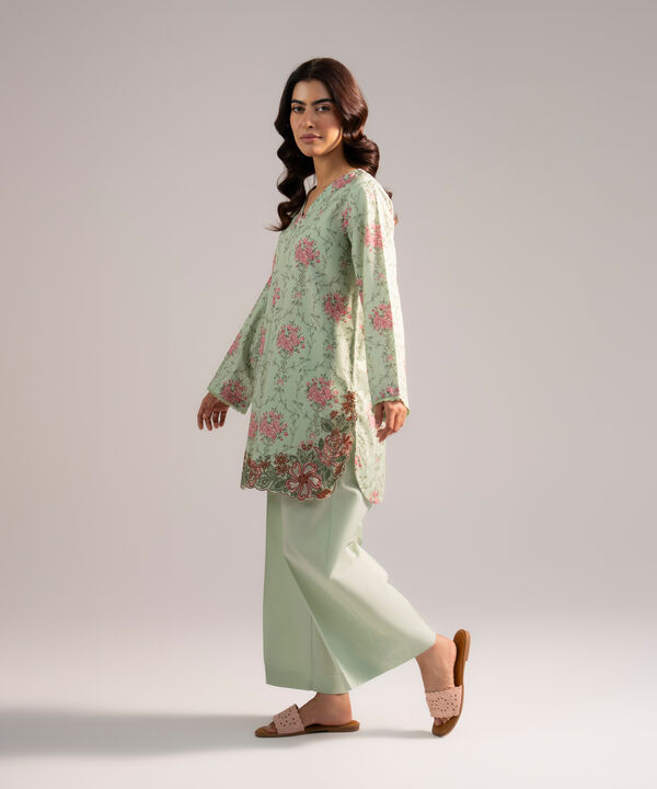 2 Piece - Embroidered Lawn Suit
