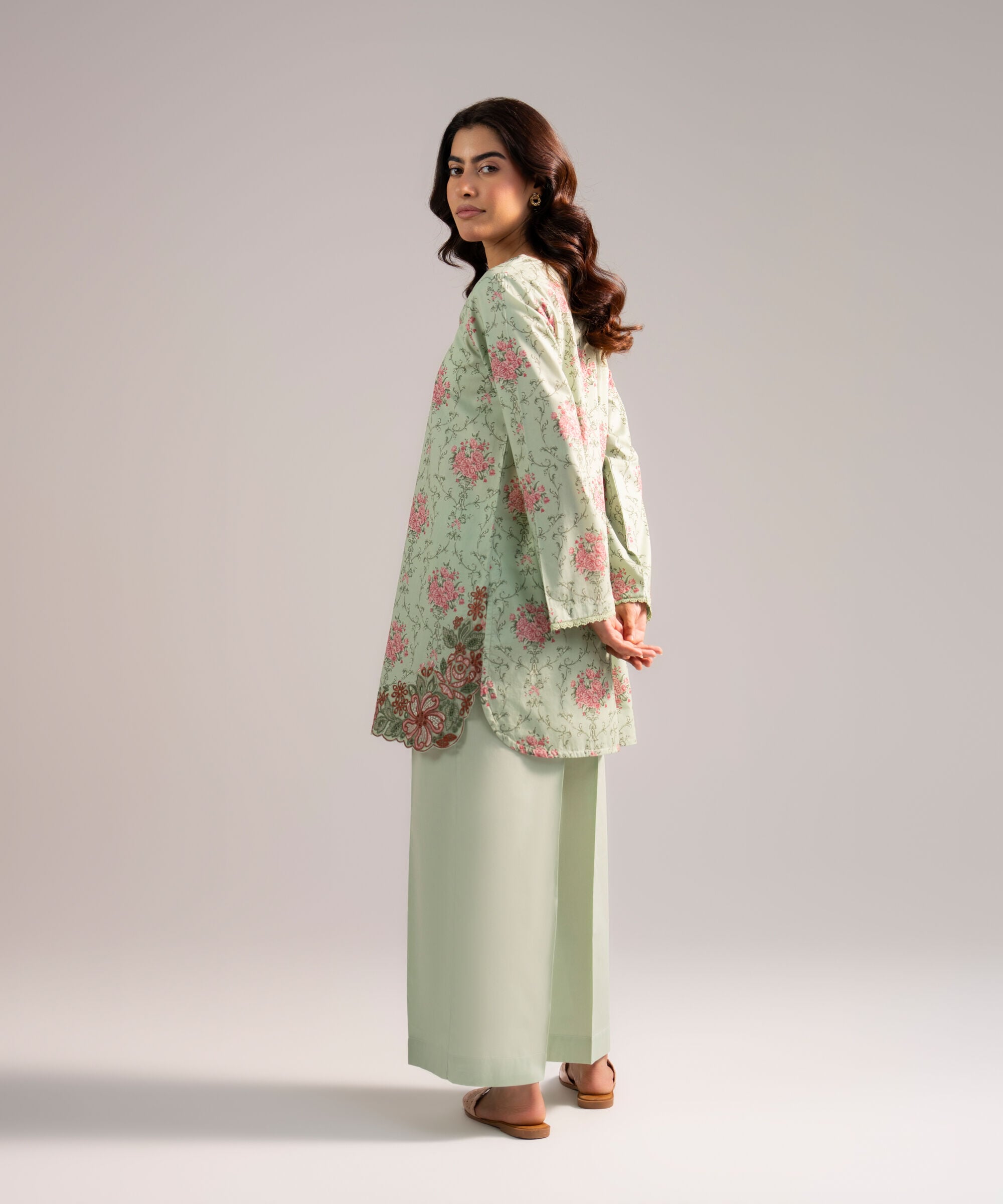 2 Piece - Embroidered Lawn Suit