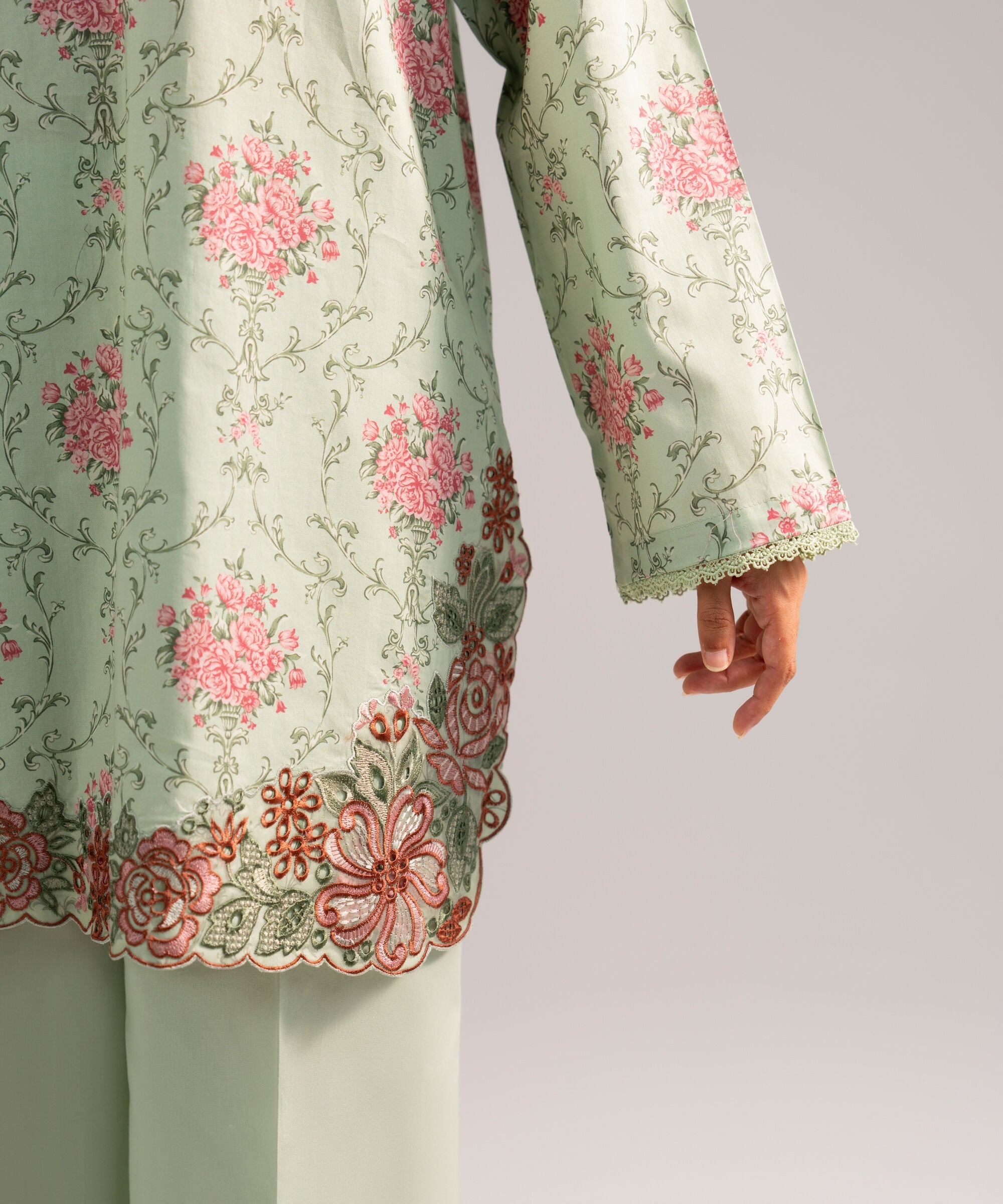 2 Piece - Embroidered Lawn Suit