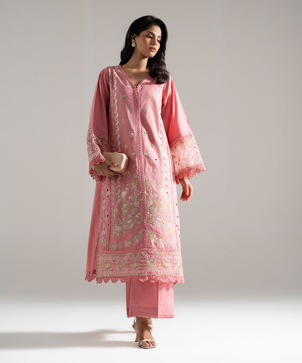 2 Piece - Embroidered Lawn Suit