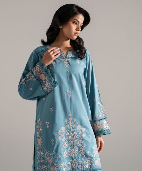 2 Piece - Embroidered Lawn Suit