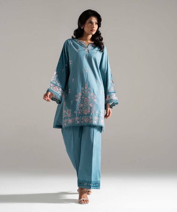 2 Piece - Embroidered Lawn Suit