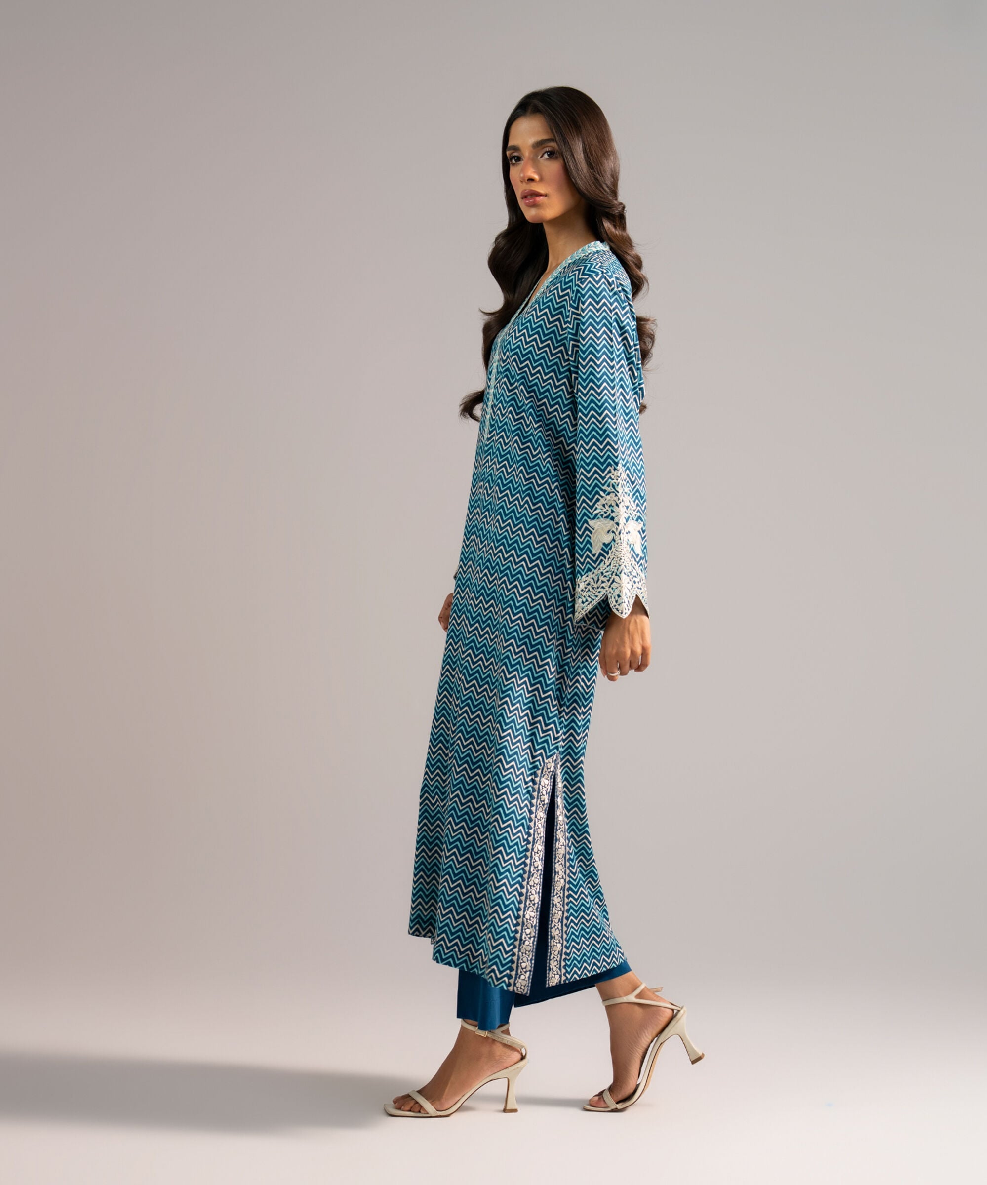 Embroidered Cotton Viscose Shirt