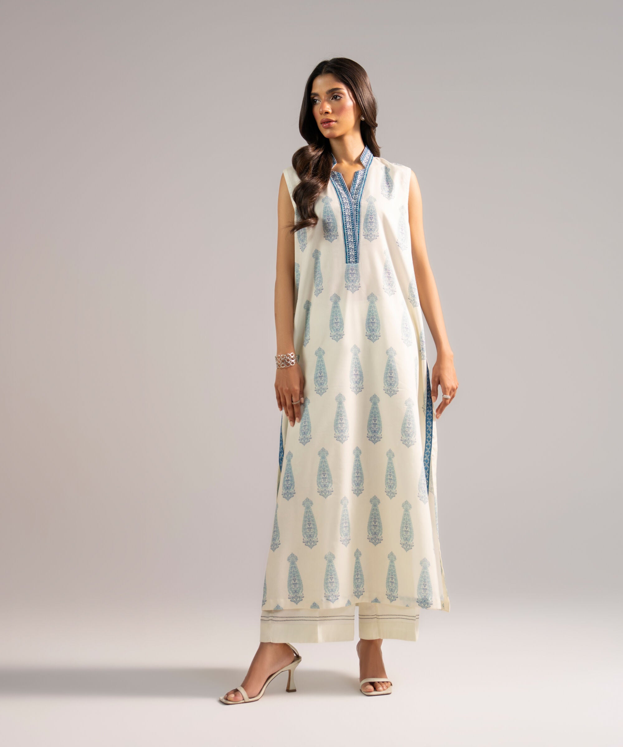 Embroidered Cotton Viscose Shirt