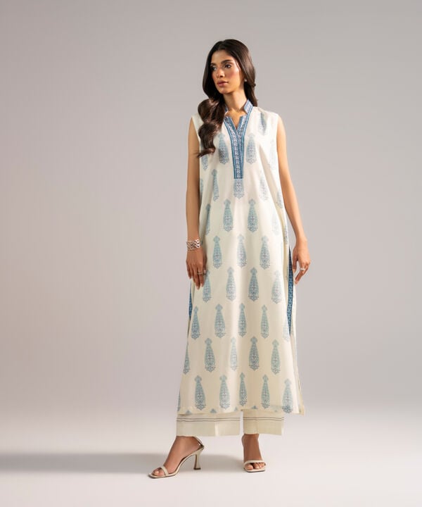 Embroidered Cotton Viscose Shirt