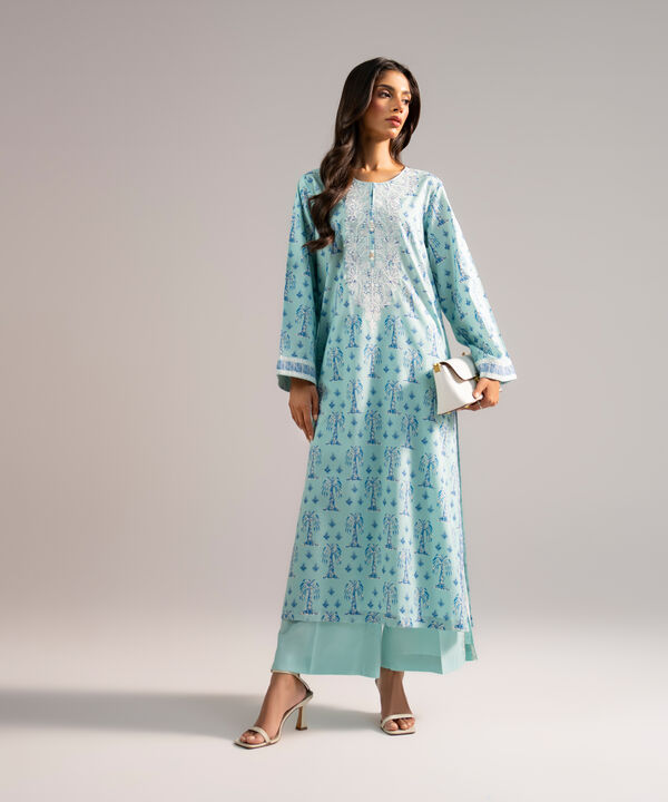 Embroidered Cotton Viscose Shirt