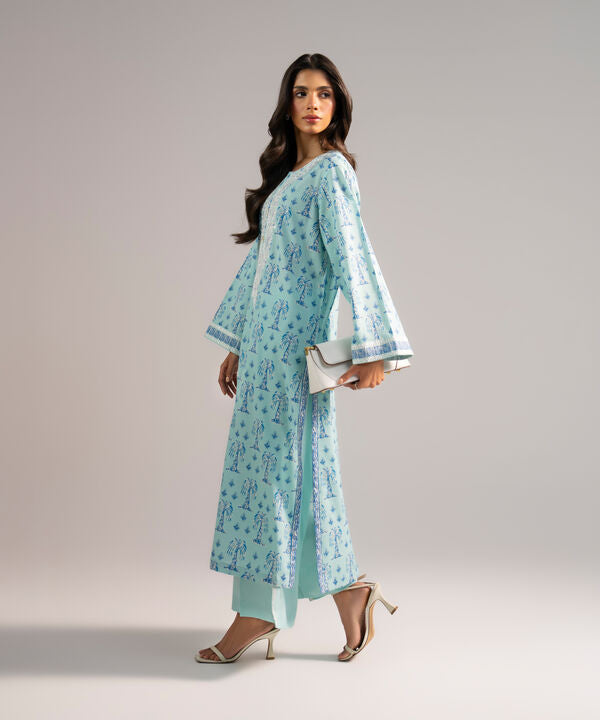 Embroidered Cotton Viscose Shirt