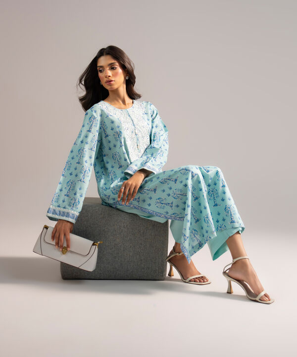 Embroidered Cotton Viscose Shirt