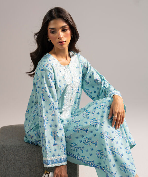 Embroidered Cotton Viscose Shirt