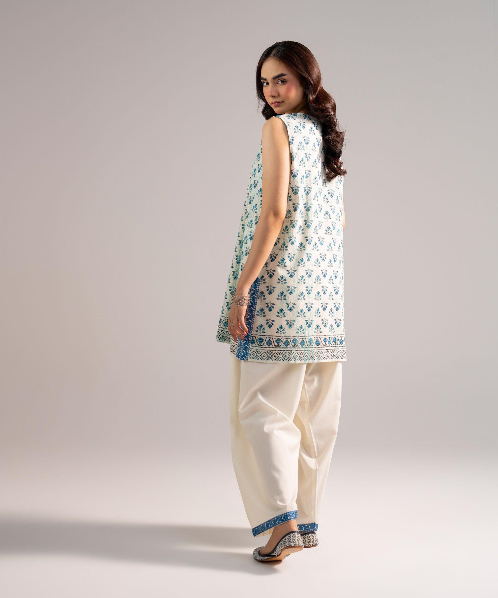 Embroidered Cotton Viscose Shirt