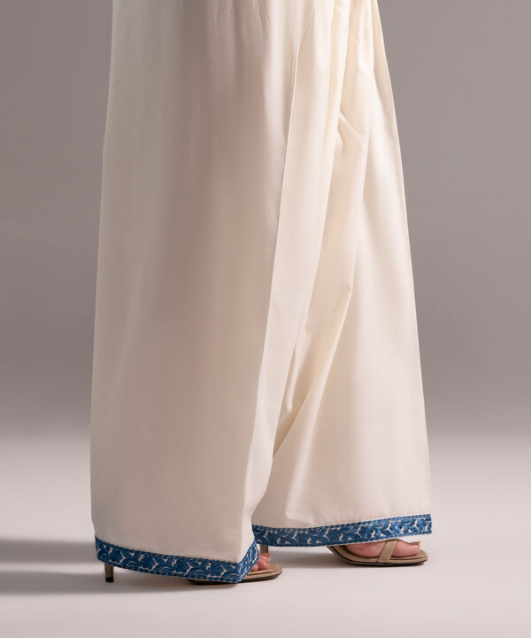 Embroidered Cotton Viscose Shalwar