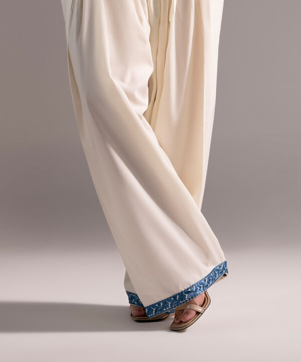 Embroidered Cotton Viscose Shalwar