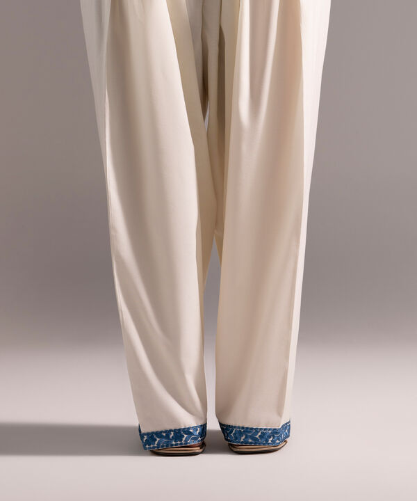 Embroidered Cotton Viscose Shalwar