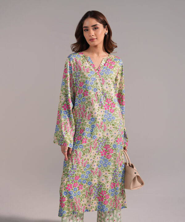 Printed Arabic Lawn Shirt
