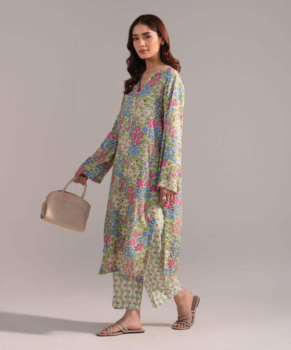 Printed Arabic Lawn Shirt