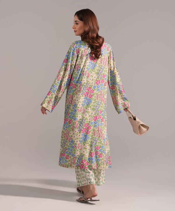 Printed Arabic Lawn Shirt