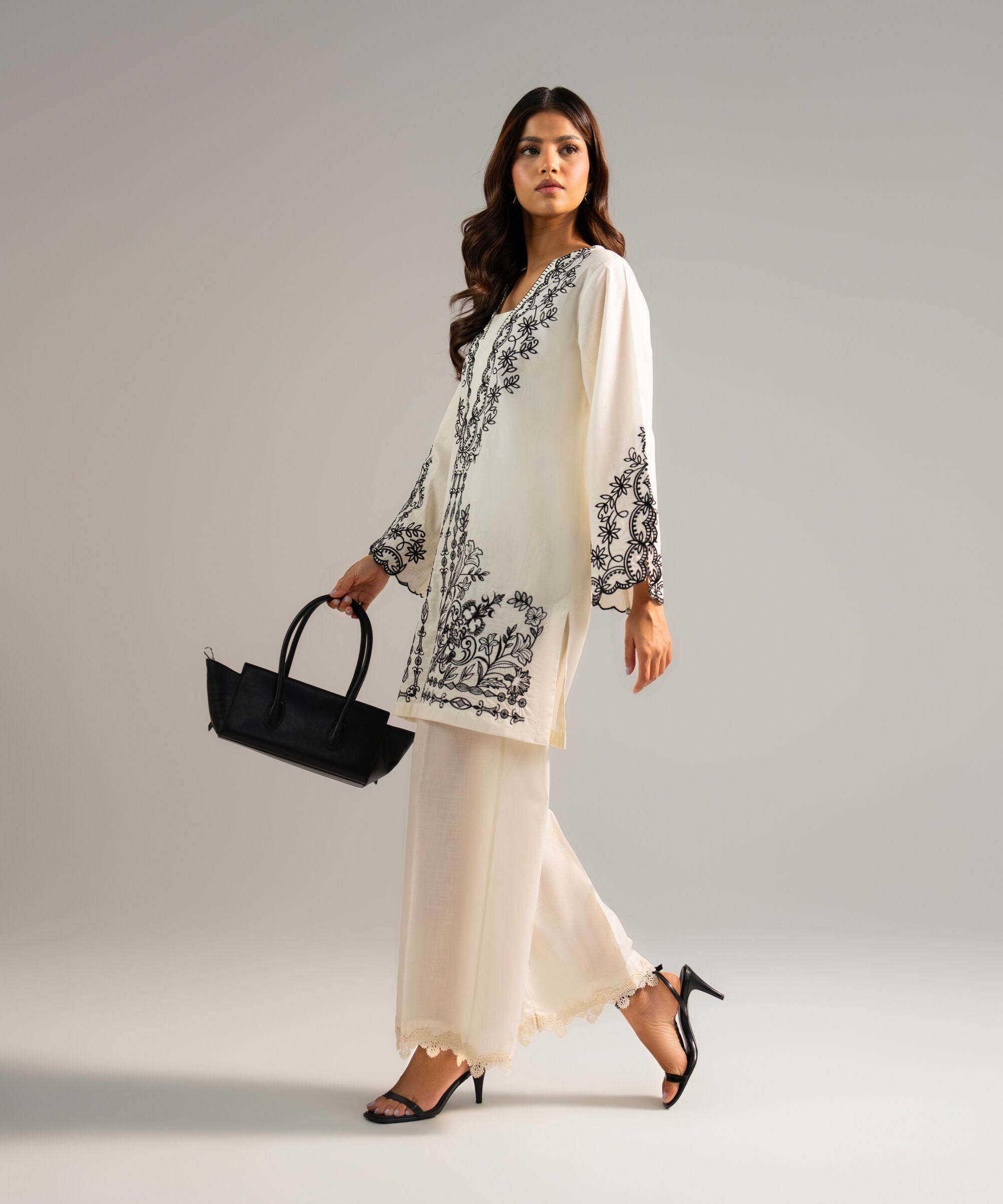 Embroidered Crosshatch Shirt