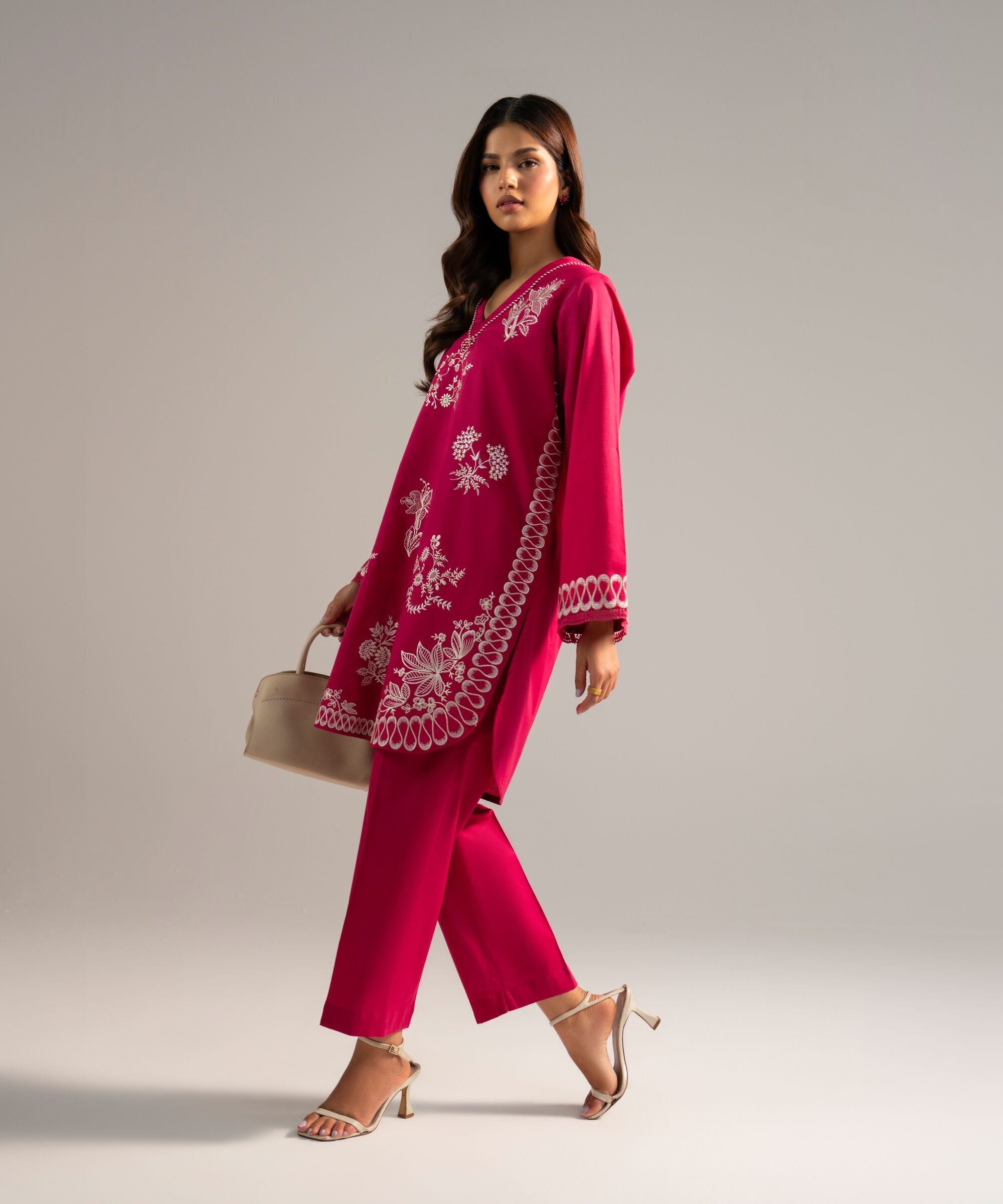 Embroidered Crosshatch Shirt