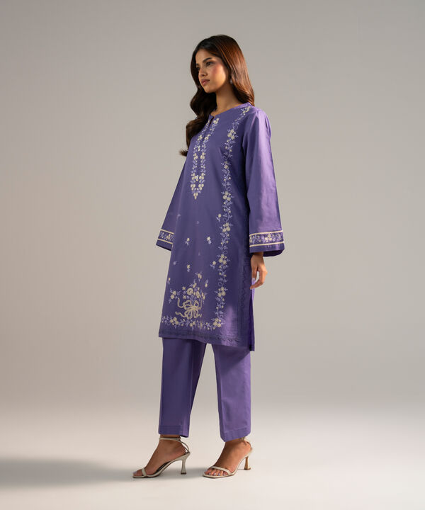 Embroidered Crosshatch Shirt