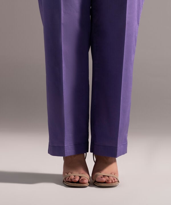 Crosshatch Straight Pants
