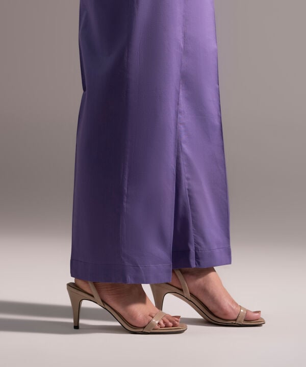 Crosshatch Straight Pants