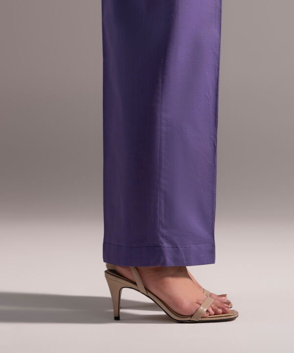 Crosshatch Straight Pants